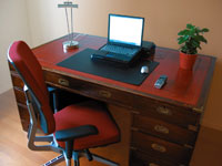 Get a comfortable workspace to sit and work